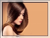 Brunetka, Długie, Włosy