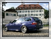 Dom, Granatowy, Kombi, BMW 5, E60