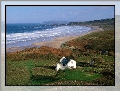 Domek, Irlandia, Brzeg, Morza, Mały