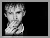 Dominic Monaghan, jasne włosy, broda