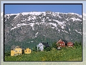 Mosjoen, Domki, Góry