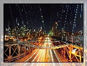 Drapacze Chmur, Most, Nowy Jork, Manhattan, Stany Zjednoczone