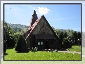 Drewniany, Bieszczady, Kościółek, Wetlina