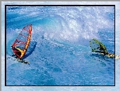 Windsurfing, dwie deski