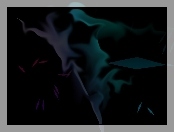 Kolorowy, Dym, Abstrakcja