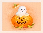 Halloween, duszek, dynia