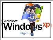 Dziewczyna, Anime, Windows XP, Kucyki