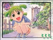 miasto, Yotsubato, dziewczynka