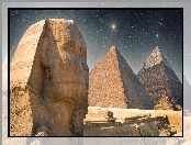 Egipt, Piramidy, Monumenty, Sfinks