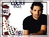 Eric Bana, karty, ciemne oczy