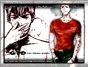 facet, papieros, Great Teacher Onizuka, tatuaż