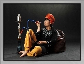 Fajka, Moda, Kobieta, Shisha, Styl, Wodna