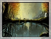 Grafika, Fantasy, Drzewo