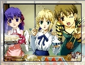 Fate Stay Night, jedzenie, kobiety