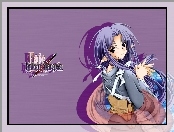 warkocz, Fate Stay Night, napisy, dziewczyna, logo