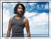 Filmy Lost, podkoszulek, Naveen Andrews, chmury