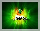 Firefox, Tło, Zielono, Żółte