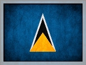 Flaga, Państwa, Saint Lucia