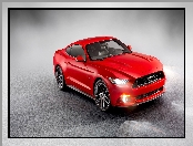 Ford, 2015, Mustang, Czerwony