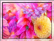 Fractalius, Dalia, Kwiaty, Żółta