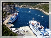 Francja, Statki, Bonifacio, Woda