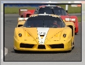 Żółte, Ferrari FXX, Wyścig