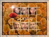 Gerard Butler, spring, kwiatki