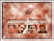 Gerard Butler, twarze, kwiat