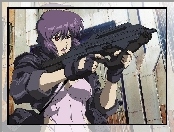 Ghost In The Shell, kobieta, karabin