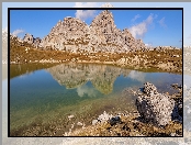 Gmina Sesto, Góry, Laghi dei Piani, Włochy, Jezioro, Dolomity