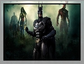 Injustice God Amoug Us, Wonder Woman, Batman, Flash