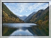 Góry, Chiny, Jezioro, Jiuzhaigou