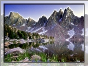 Góry, Fractalius, Jezioro, Grafika