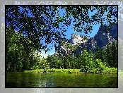 Kalifornia, Góry, Las, Rzeka, Park Narodowy Yosemite