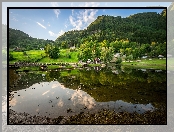 Góry, Dom, Lasy, Jezioro