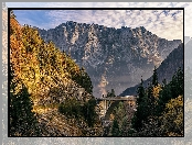 Alpy Julijskie, Słowenia, Triglavski Park Narodowy, Most Arched Bridge, Góry