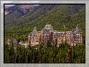 Góry, Świerki, Fairmont Banff Springs, Hotel