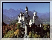 Niemcy, Niemcy, Bawaria, Zamek Neuschwanstein, Góry