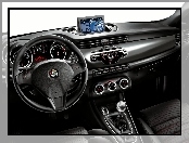 Gps, Alfa Romeo, Giulietta, Wnętrze, Kierownica