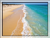 Fale, Grafika AI, Plaża, Morze