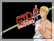 postacie, logo, Great Teacher Onizuka, facet