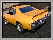 Żółty, Zabytkowy, Pontiac GTO, 1969