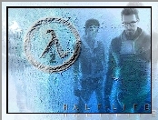logo, Half Life 2, postać, mężczyzna, kobieta