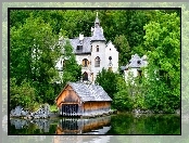 Zamek, Hallstatt, Austria