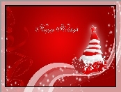 Happy, Prezenty, Holidays, Choinka