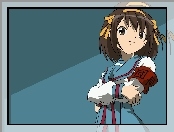 Suzumiya Haruhi No Yuuutsu, dziewczynka, krótkie włosy