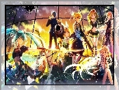 Vocaloid, Megurine Luka, Kaito, IA, Hatsune Miku, Kagamine Rin, Kagamine Len, Gumi