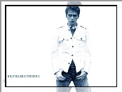 Hayden Christensen, biała kurtka, jeansy