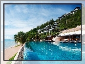 Hotel, Tajlandia, Basen, Plaża