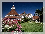 Hotel, Trawnik, Coronado, Kwiaty